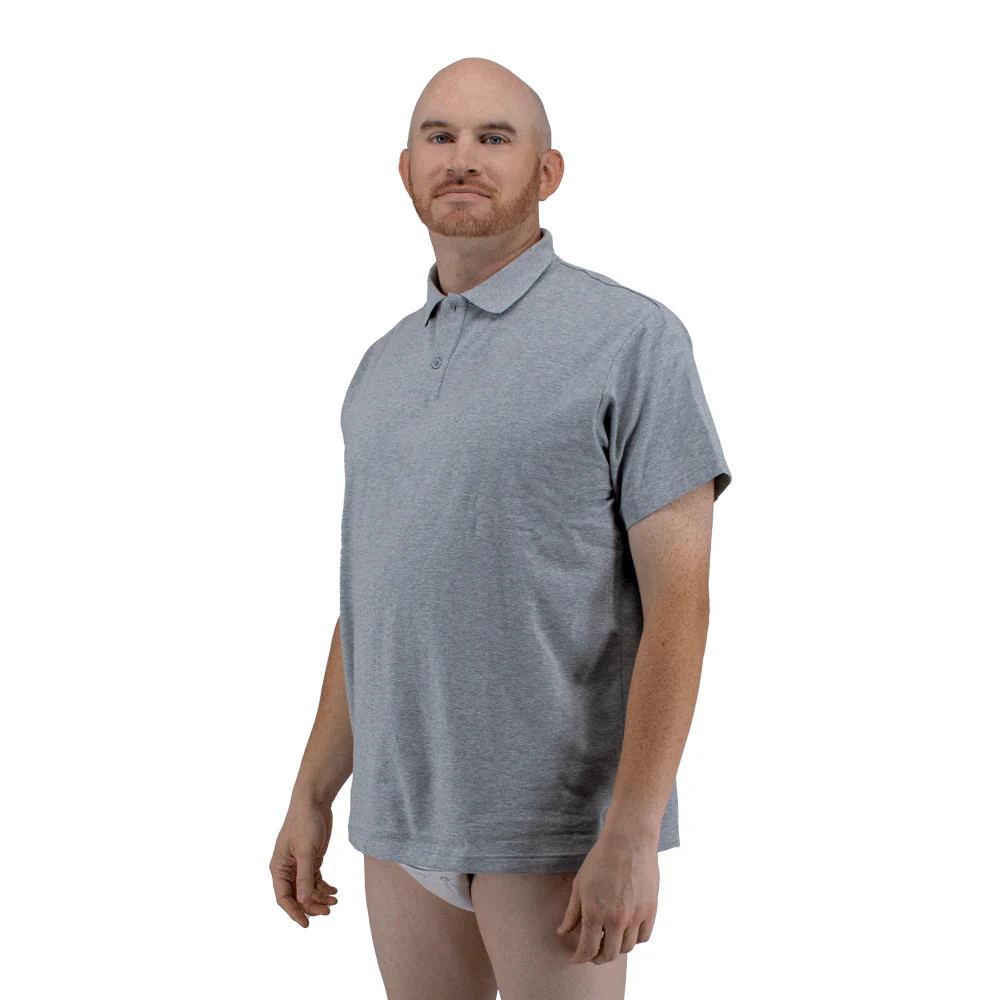Grey Snappies Polo - Image 3
