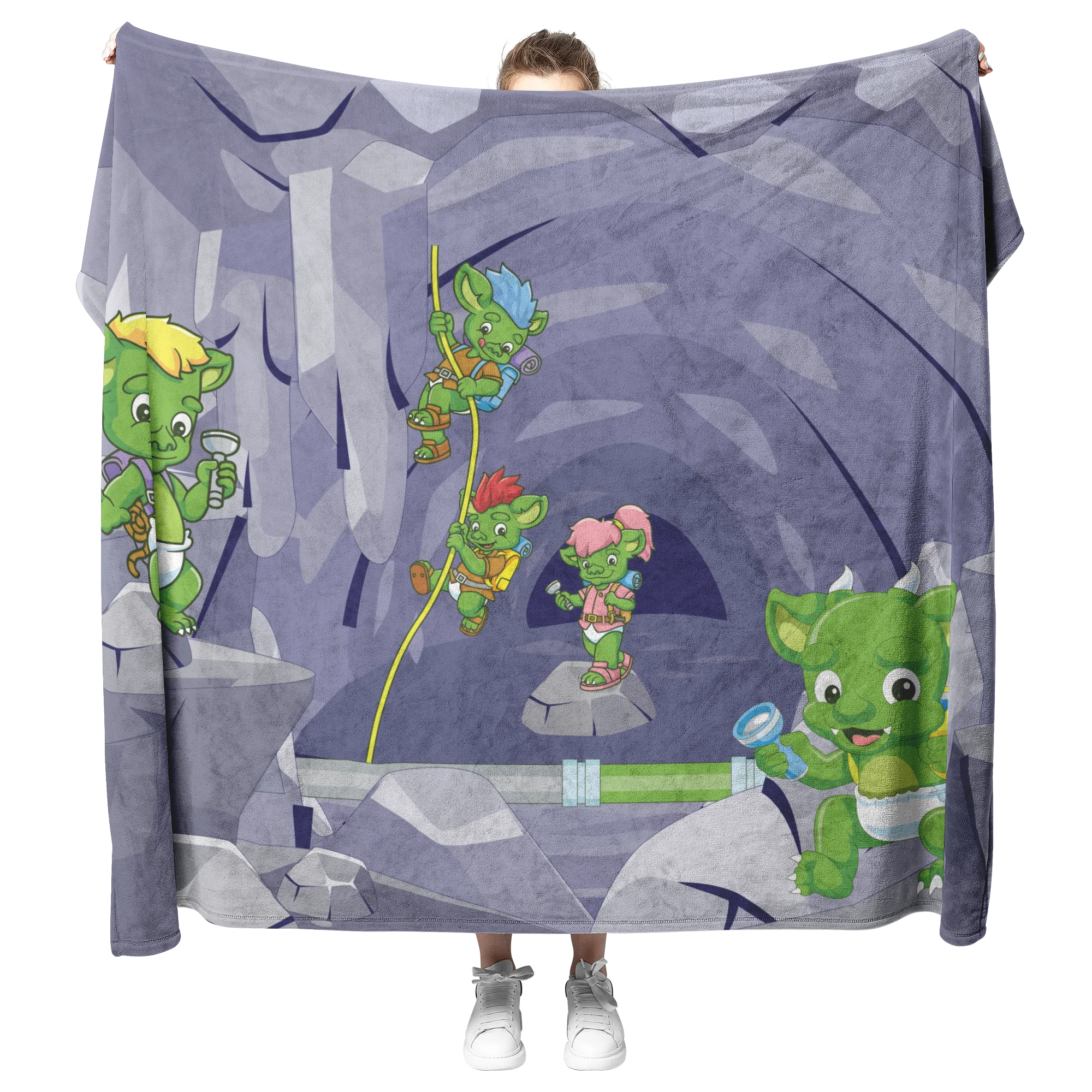 Potty Monsters Baby Blanket - Image 3