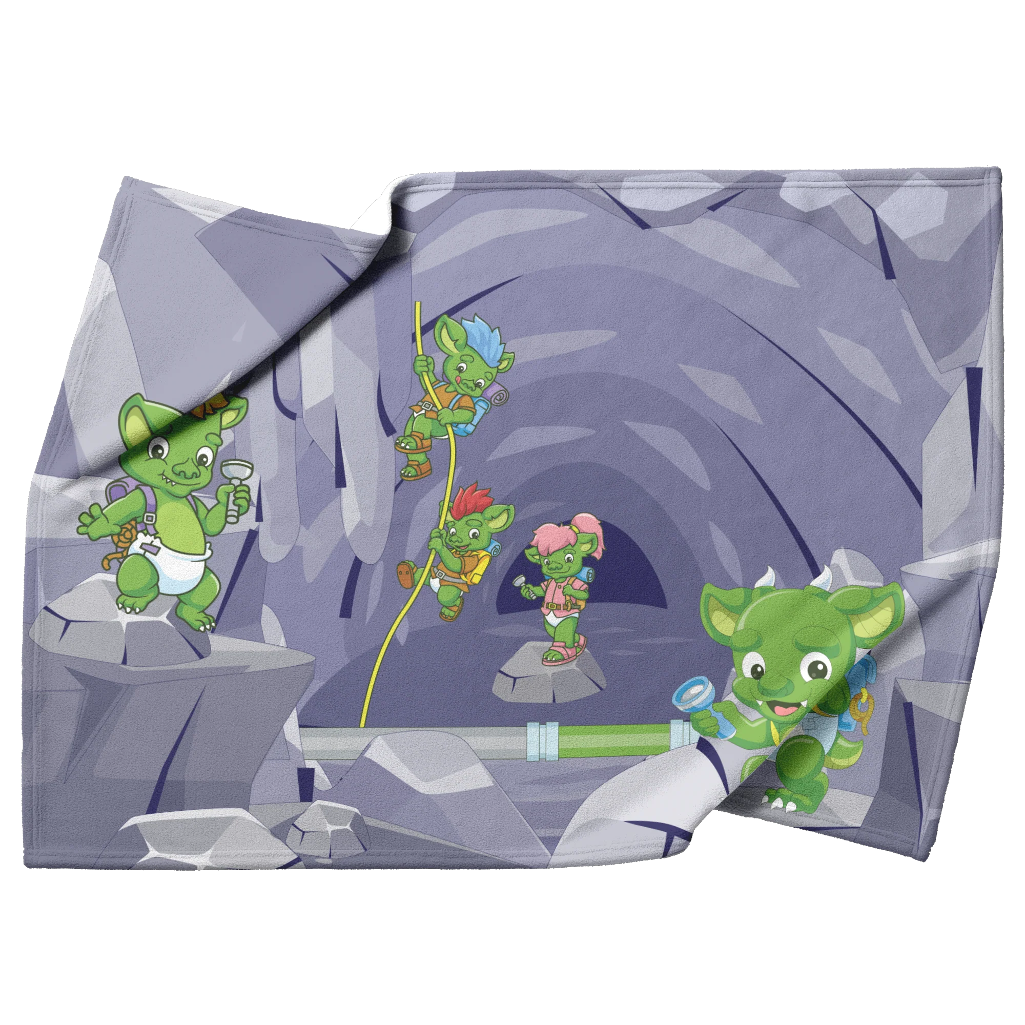 Potty Monsters Baby Blanket - Image 4